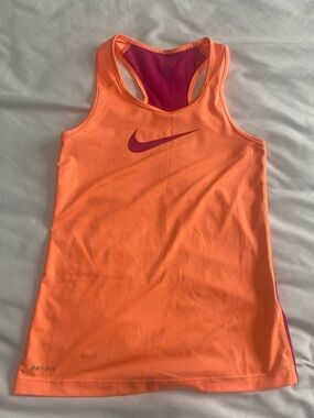 Nike Dri-FIT Orange  and Pink Racerback Tank